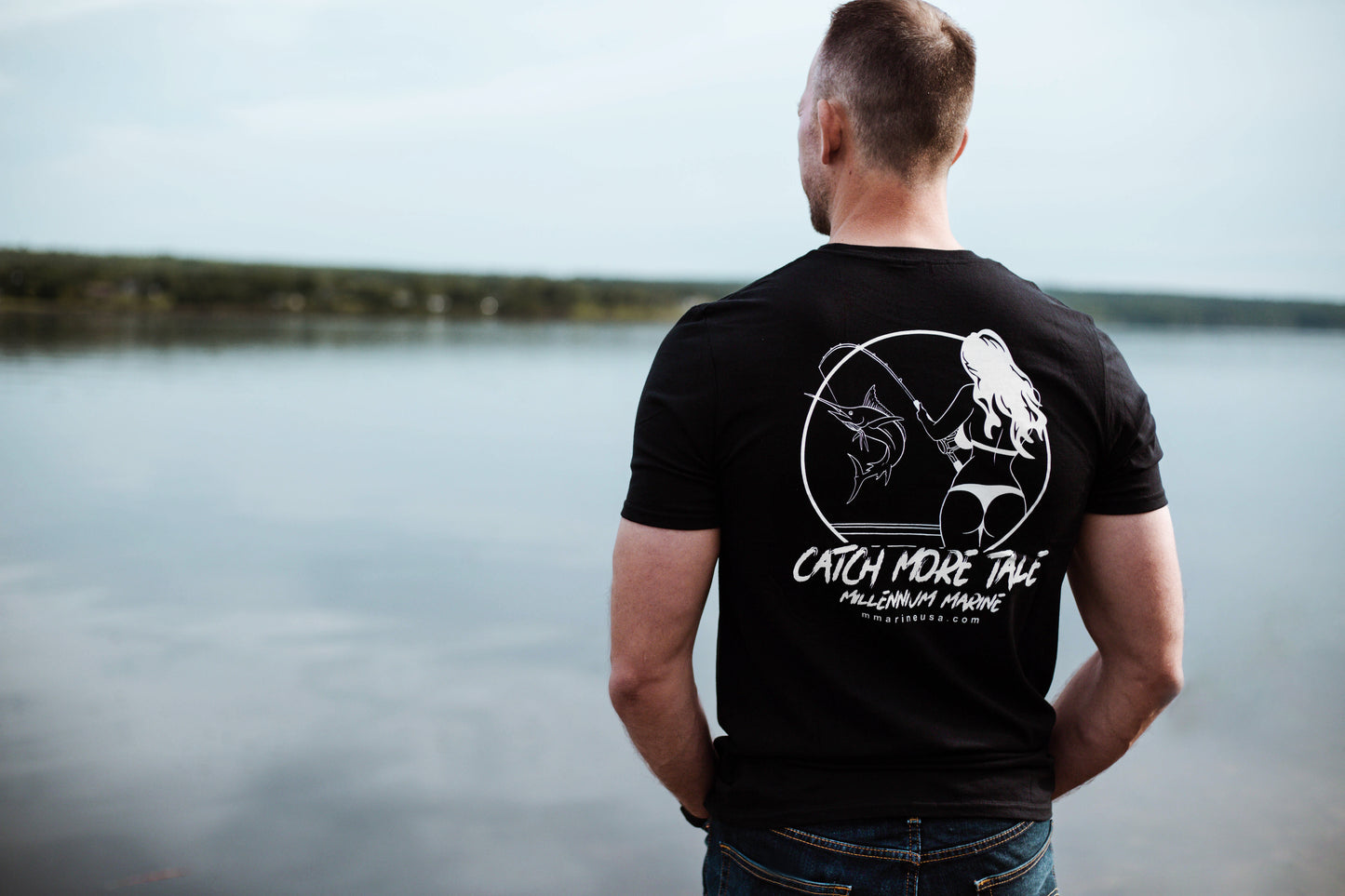 Catch More Tale Tee (Woman Print)