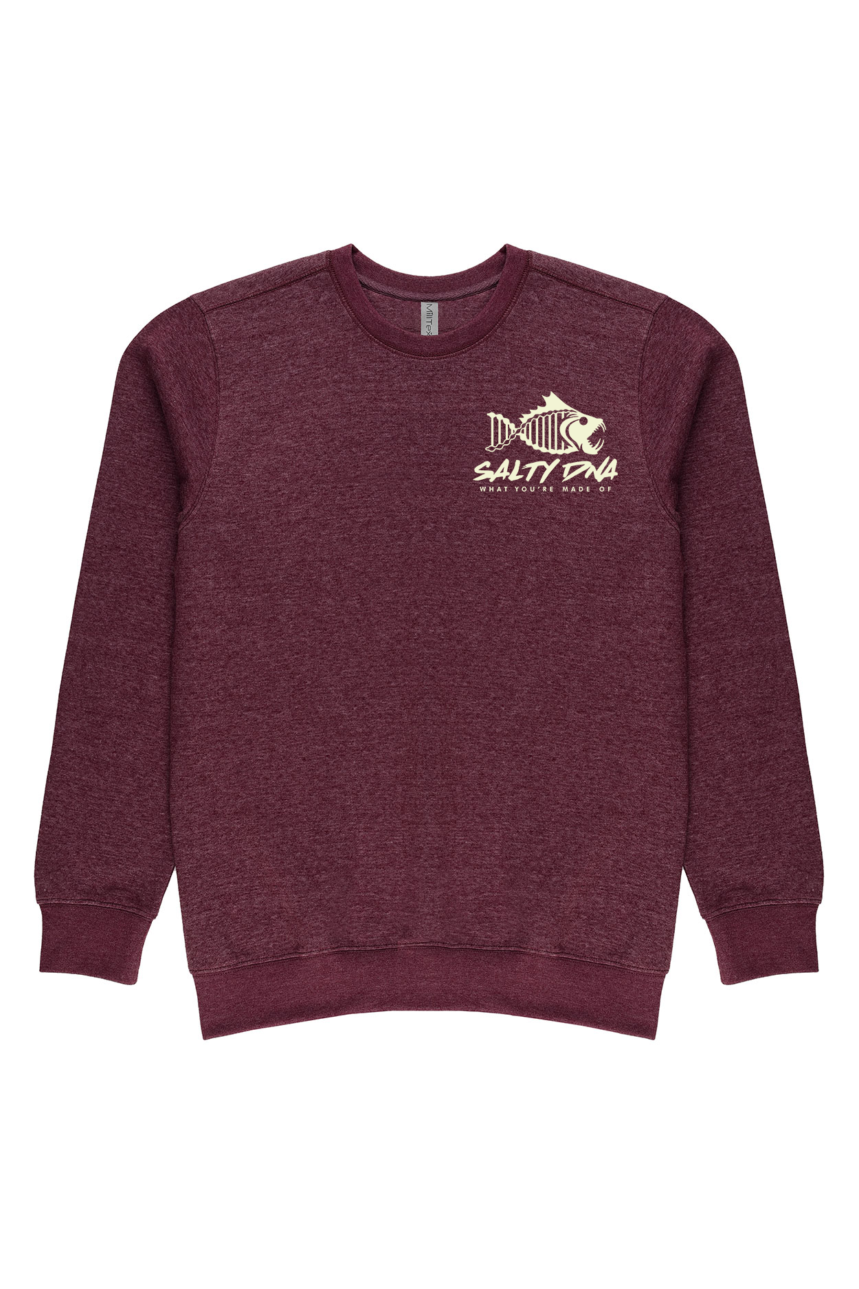 Salty DNA Originals Crew Neck – Maroon