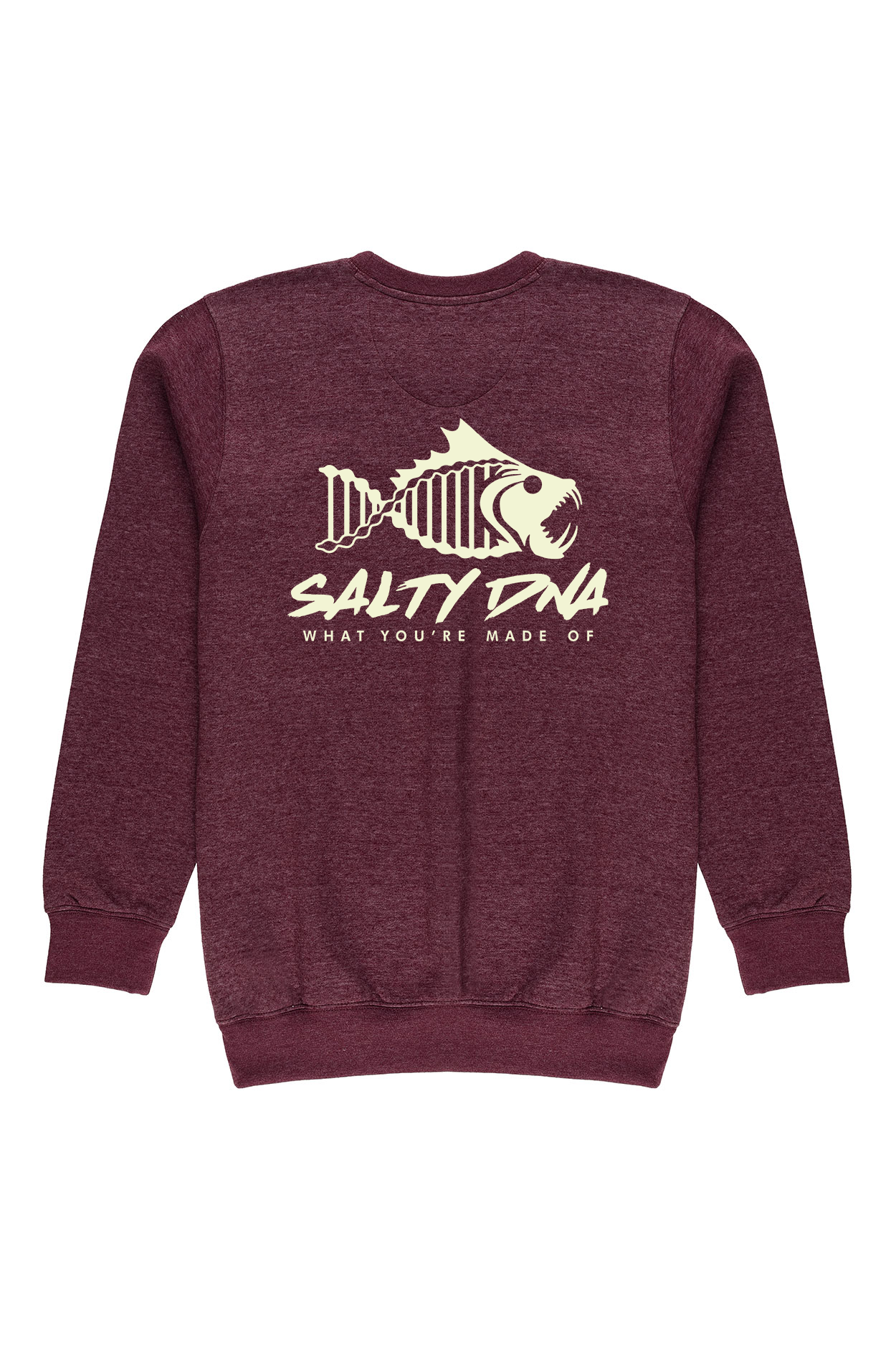 Salty DNA Originals Crew Neck – Maroon