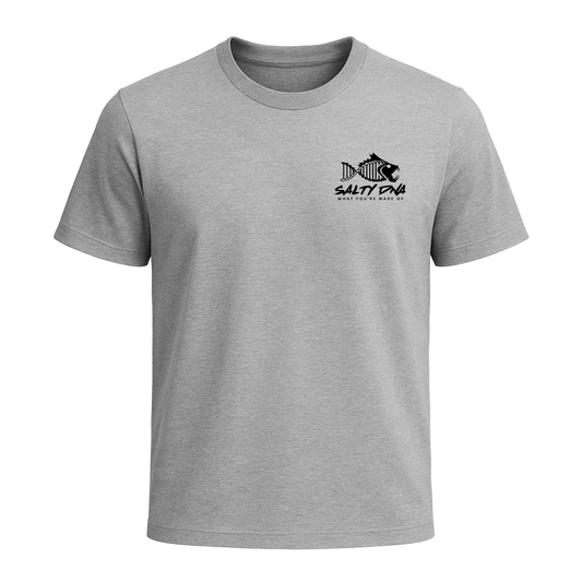 Catch More Tail Tee - Millennium Marine Grey