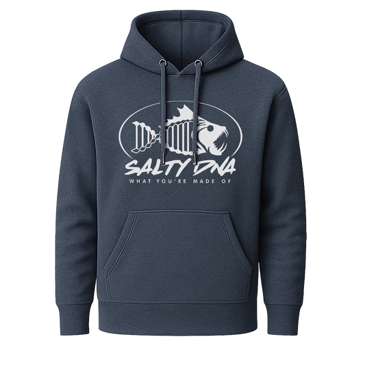 Salty DNA Originals Youth Hoodie - Heather Red & Heather Green