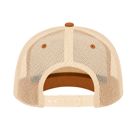 Salty DNA Mesh Snapback – Caramel & Khaki