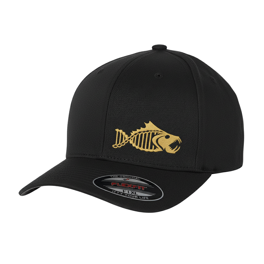 Salty DNA Originals Flex Fit – Black & Gold
