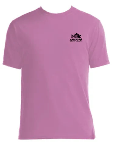 Salty DNA Pink & Black Logo T-Shirt