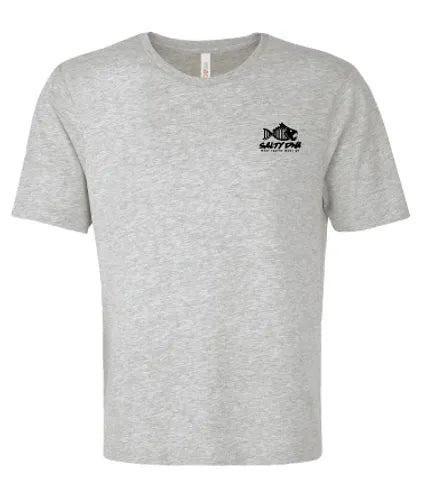Salty DNA Originals Adult T-Shirt – Grey & Black Logo