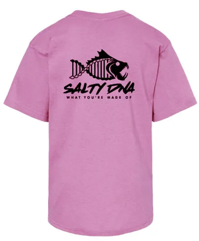 Salty DNA Pink & Black Logo T-Shirt