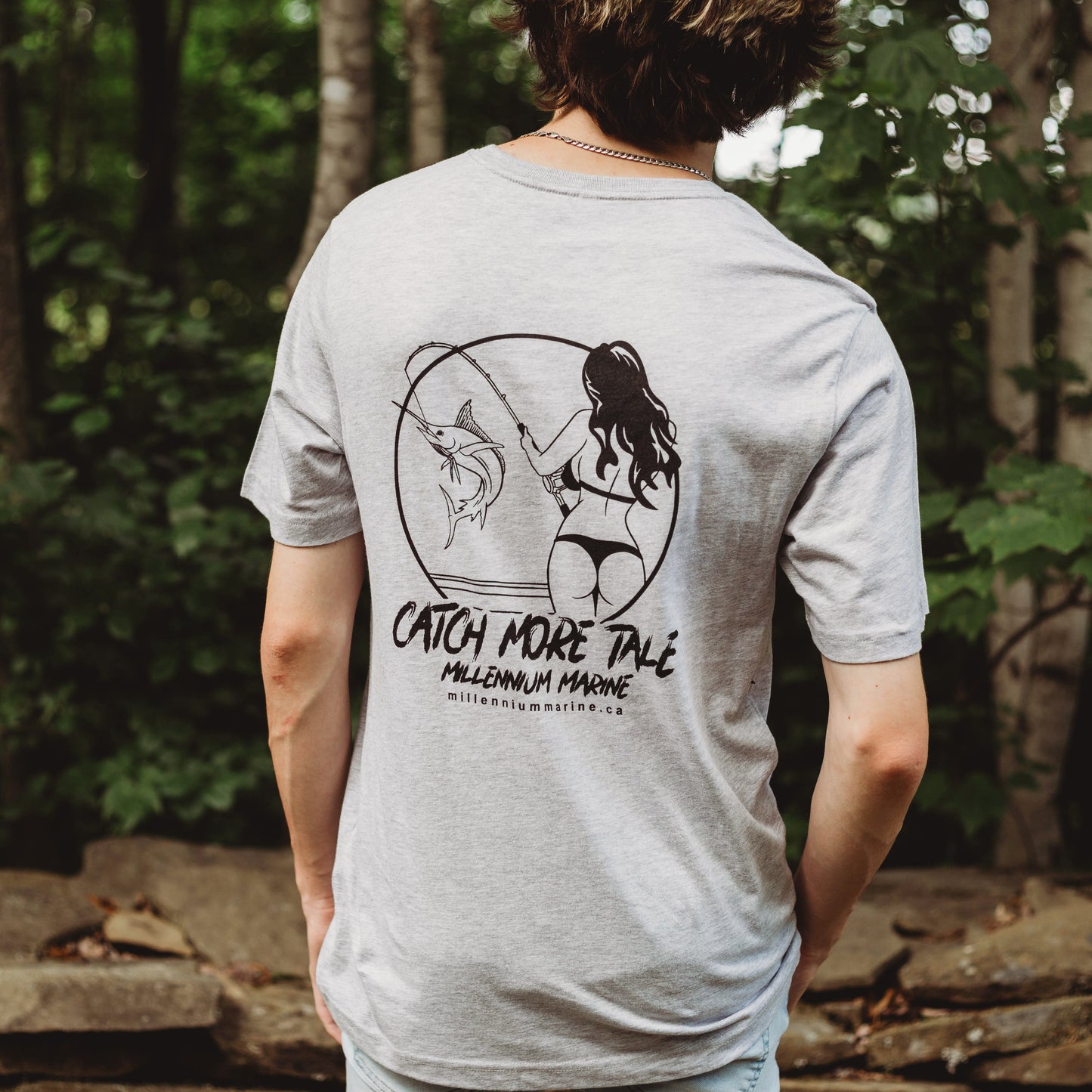 Catch More Tale Tee (Woman Print)