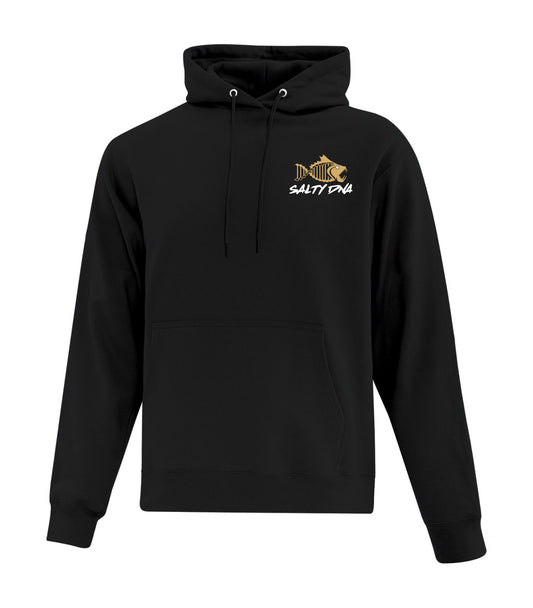 Salty DNA Originals Hoodie – Black & Gold