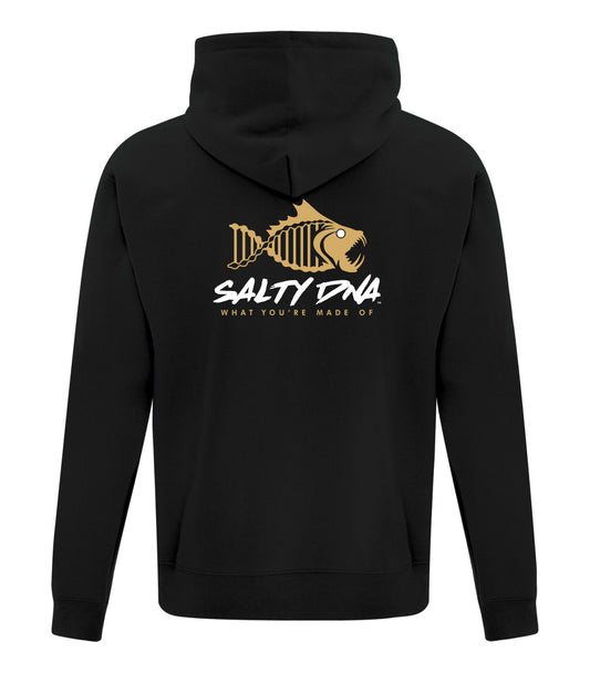 Salty DNA Originals Hoodie – Black & Gold