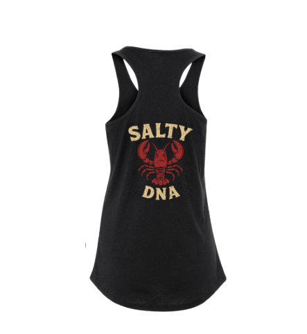 Salty DNA Lobster Women’s Tank Top – Black