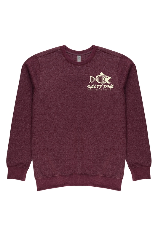 Salty DNA Originals Crew Neck – Maroon