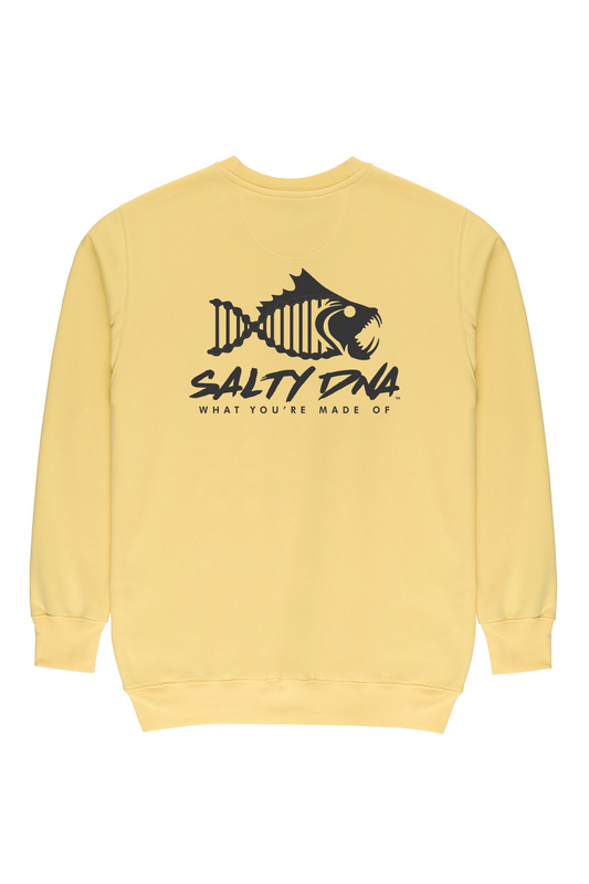 Salty DNA Originals Crew Neck – Yellow
