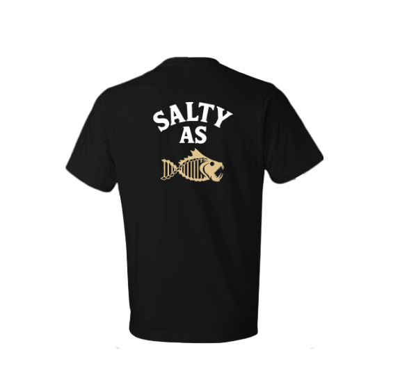 Salty As T-Shirt – Black