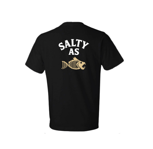 Salty As T-Shirt – Black