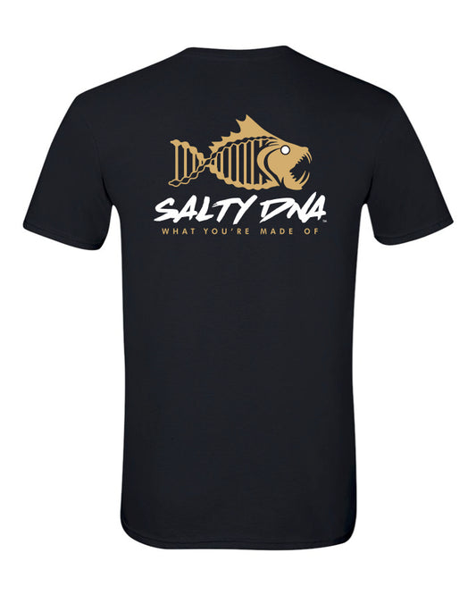 Salty DNA Originals T-Shirt – Black & Gold