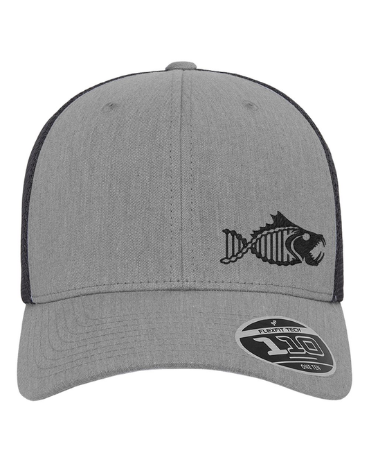 Salty DNA Originals Mesh Snapback Flexfit 110 – Black/Grey with Black Logo