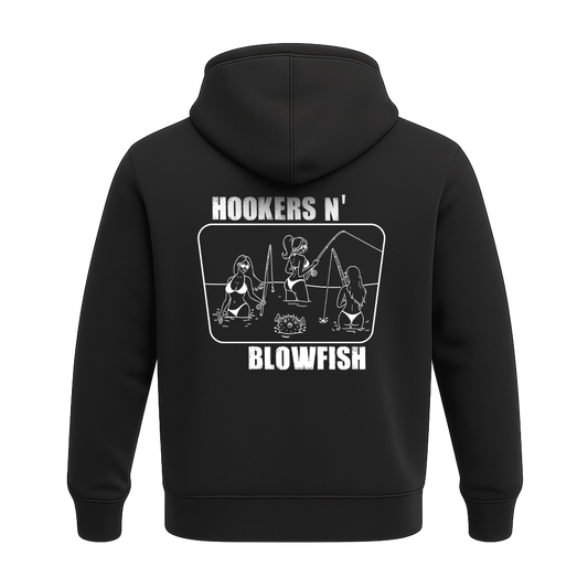 Salty Girls Hookers and Blowfish Hoodie