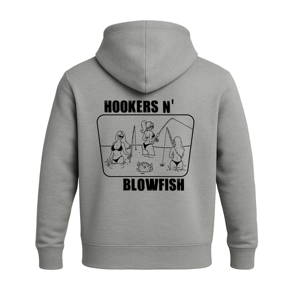 Salty Girls Hookers and Blowfish Hoodie