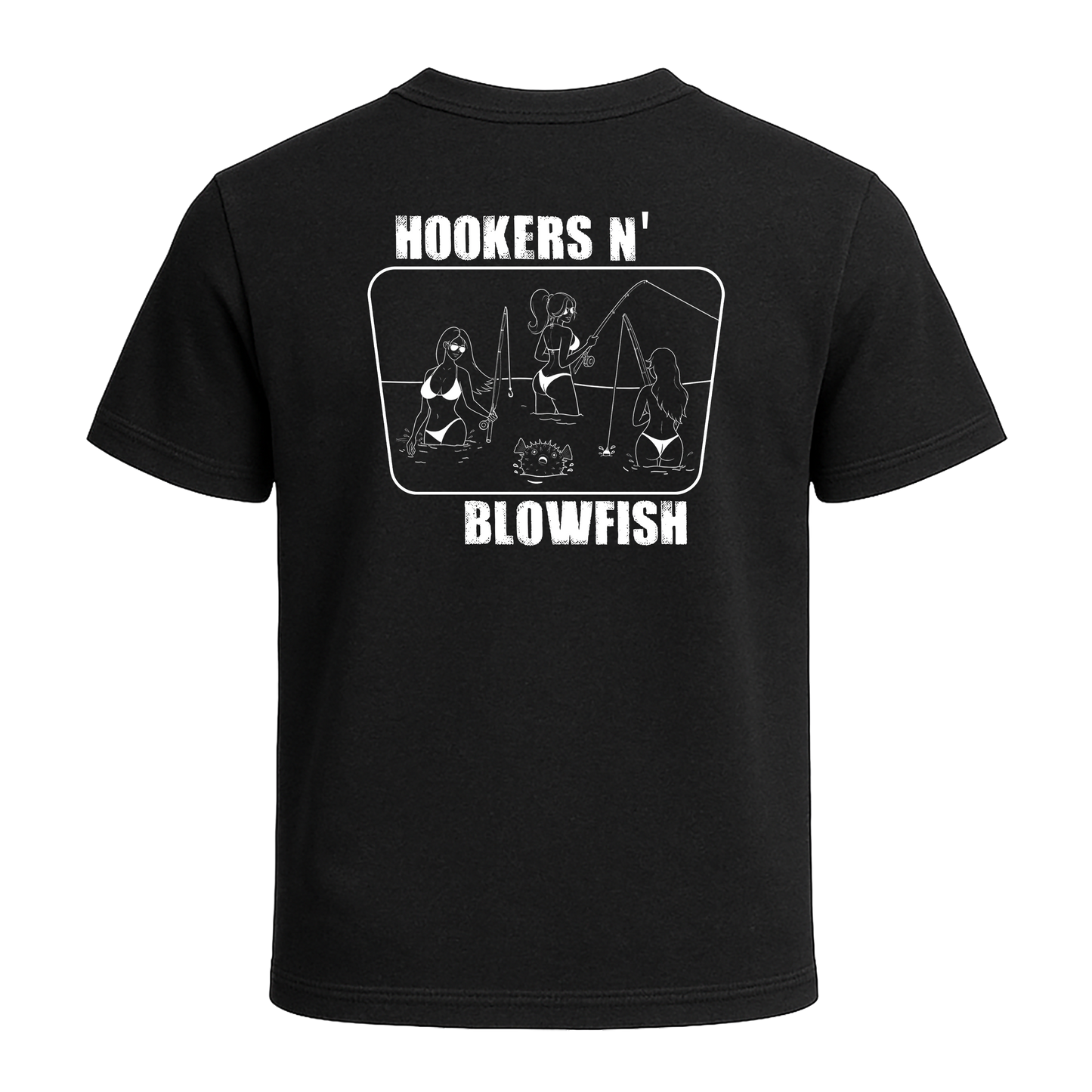 Salty Girls Hookers and Blowfish T-Shirt