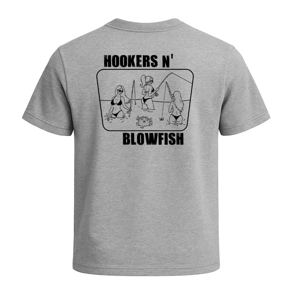 Salty Girls Hookers and Blowfish T-Shirt