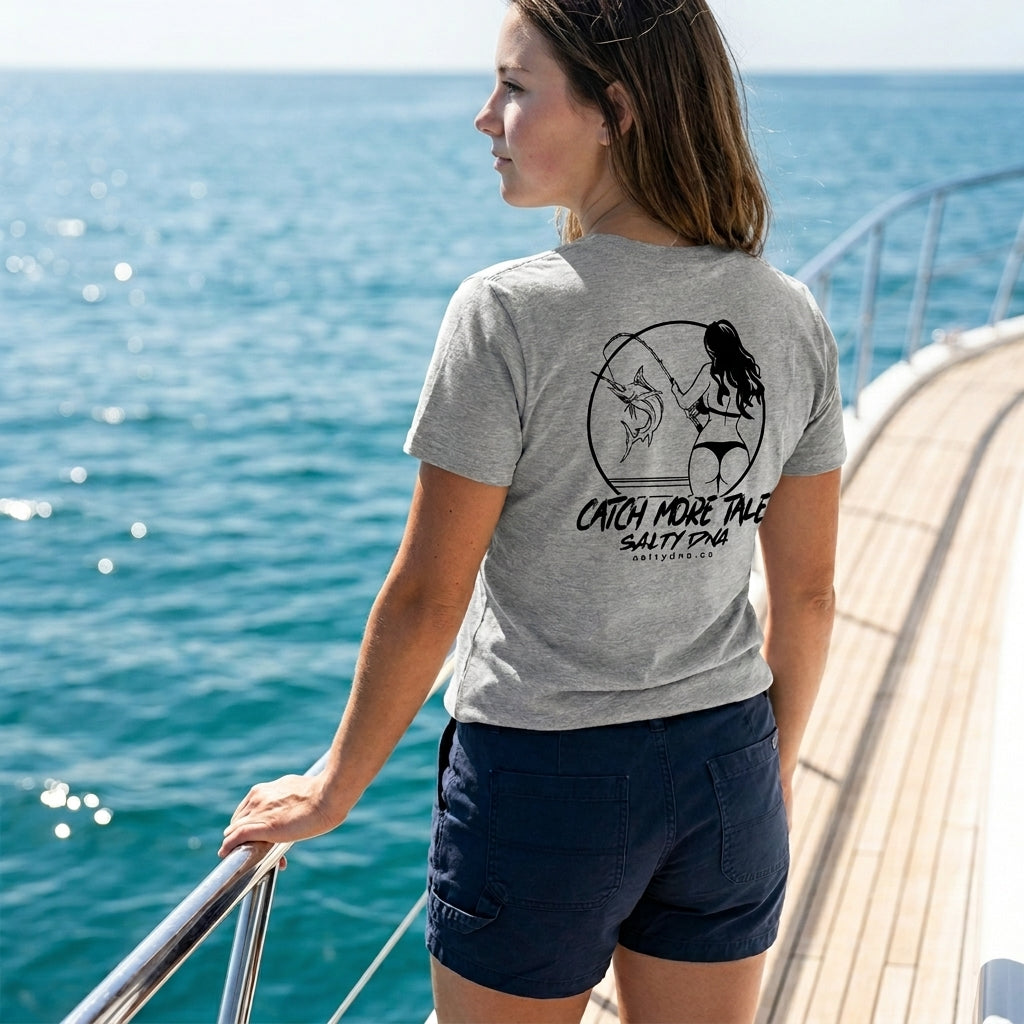 Salty Girls Catch More Tale T-Shirt