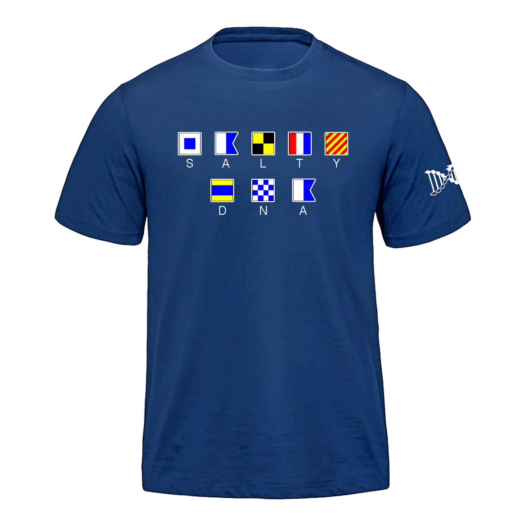 Salty DNA Flag Signals T-Shirt