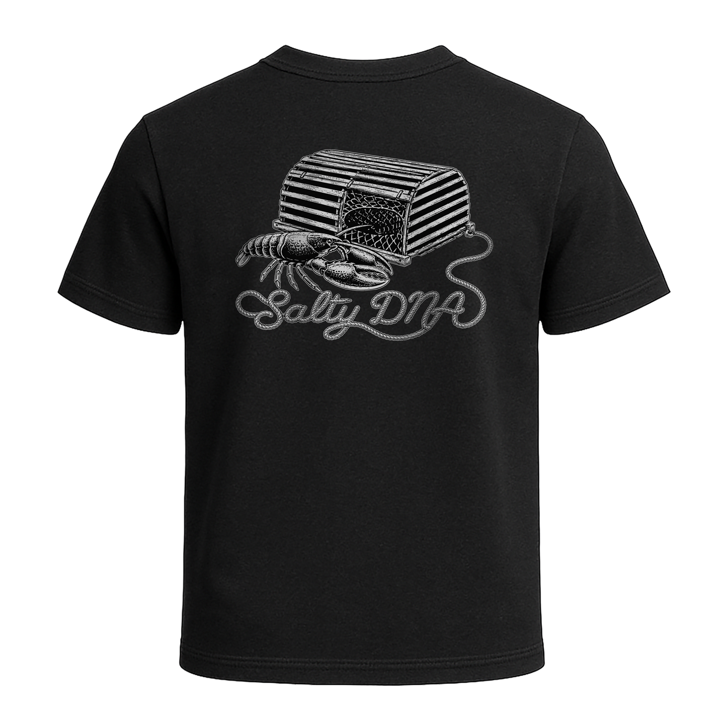 Salty DNA Lobster Trap Graphic T-Shirt