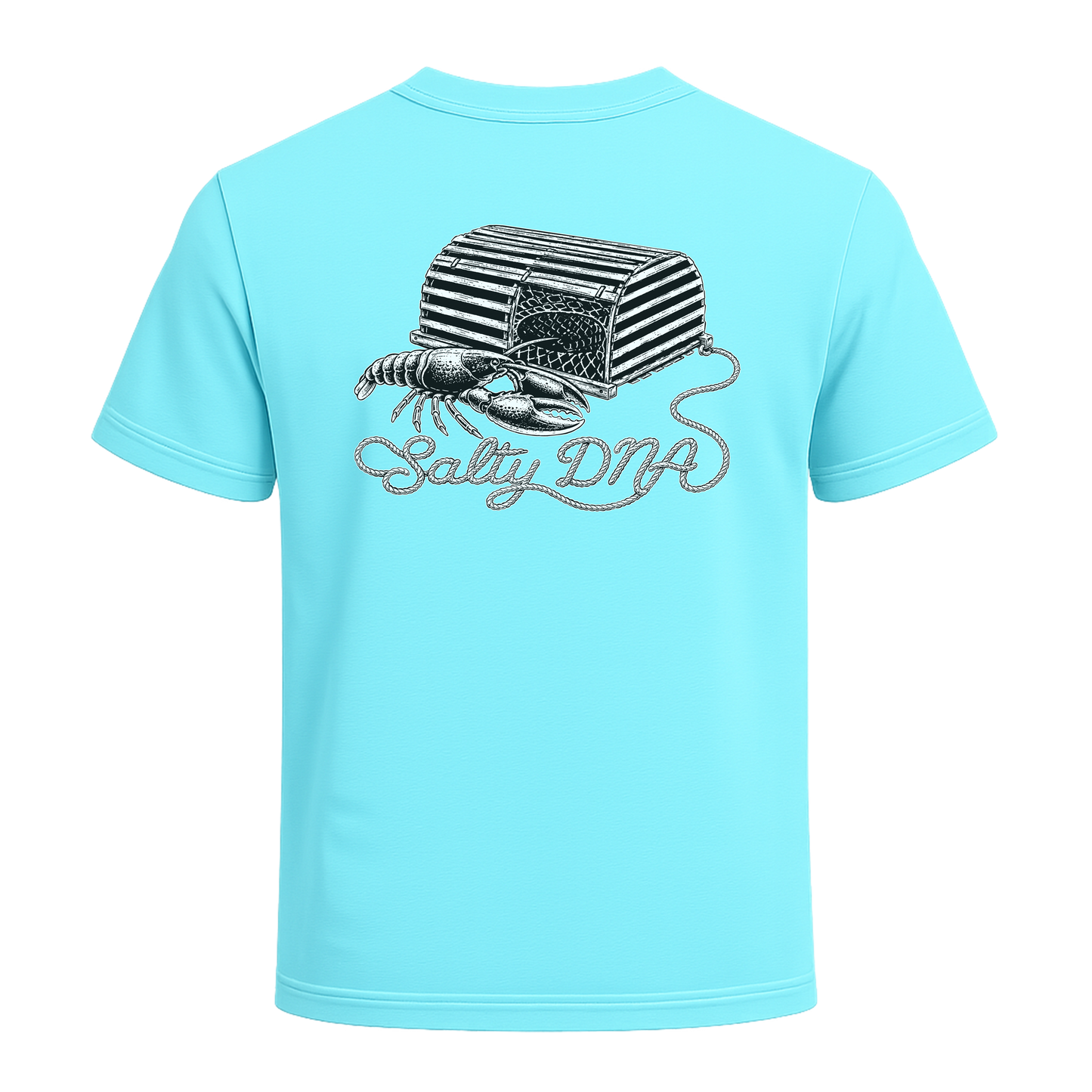 Salty DNA Lobster Trap Graphic T-Shirt