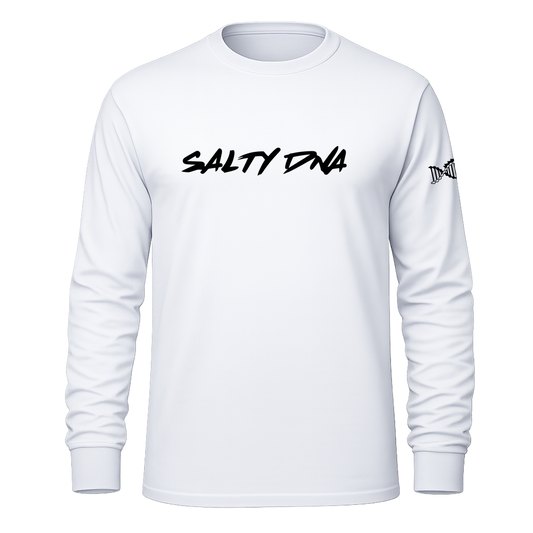 Salty DNA Originals Long Sleeve Shirt – White