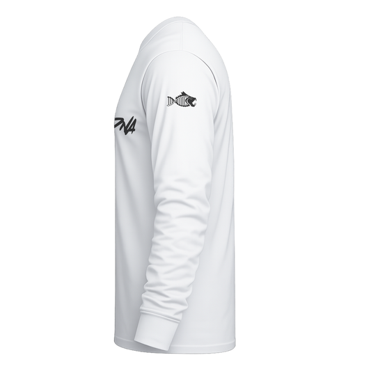Salty DNA Originals Long Sleeve Shirt – White