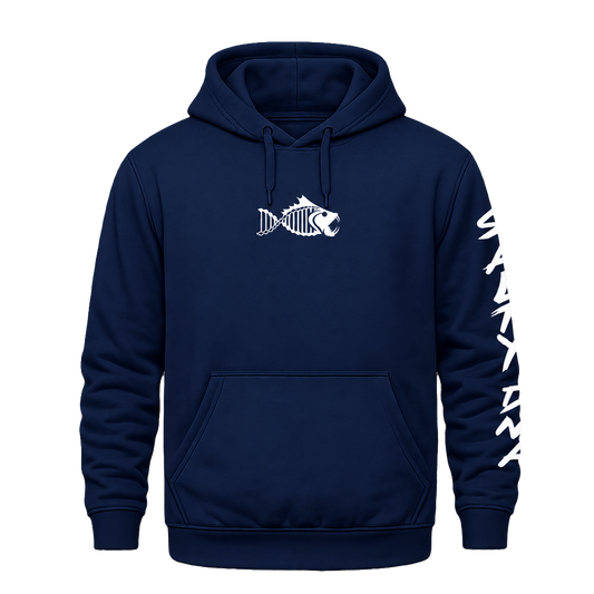 Salty DNA Originals Summer Hoodie - Navy/White Lettered Sleeve