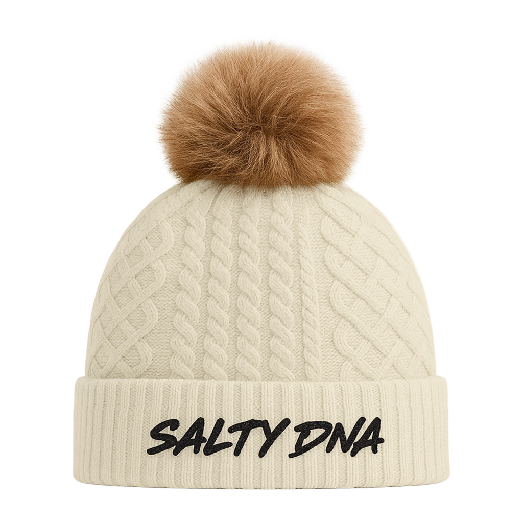 Salty DNA Ladies Pom Pom Toque