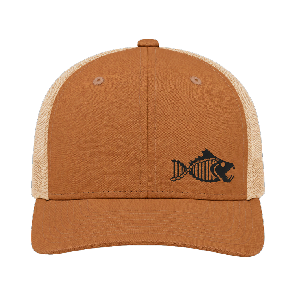 Salty DNA Mesh Snapback – Caramel & Khaki