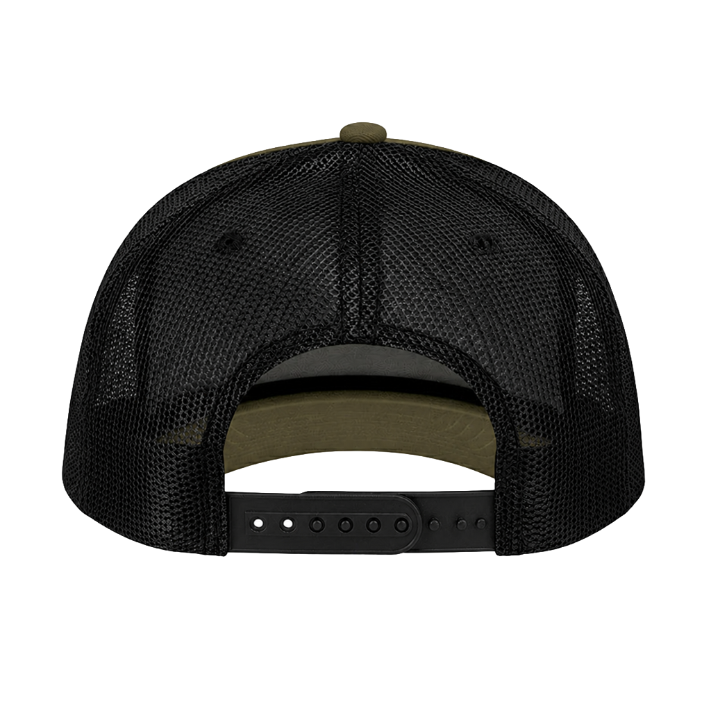 Salty DNA Mesh Snapback Flexfit 110 – Coyote Brown/ Black with Black Logo
