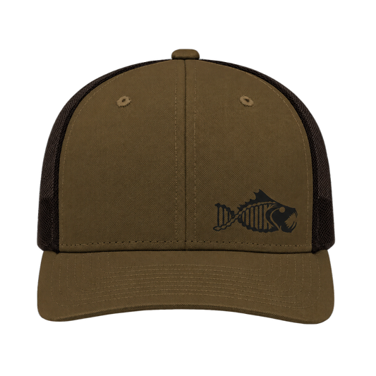 Salty DNA Mesh Snapback Flexfit 110 – Coyote Brown/ Black with Black Logo