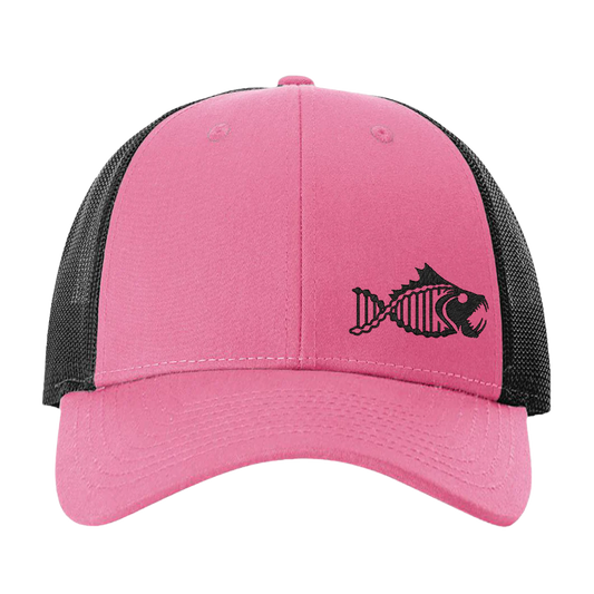 Salty DNA Mesh Snapback – Hot Pink & Black