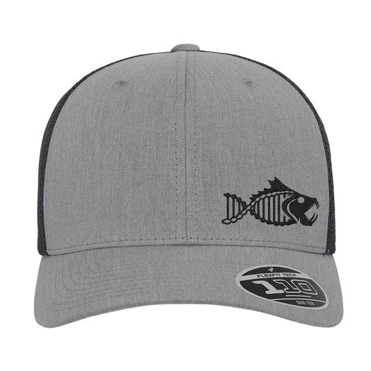 Salty DNA Originals Mesh Snapback Flexfit 110 – Grey/Black with Black Logo