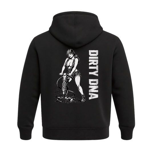 Dirty DNA Construction Girl Hoodie product image