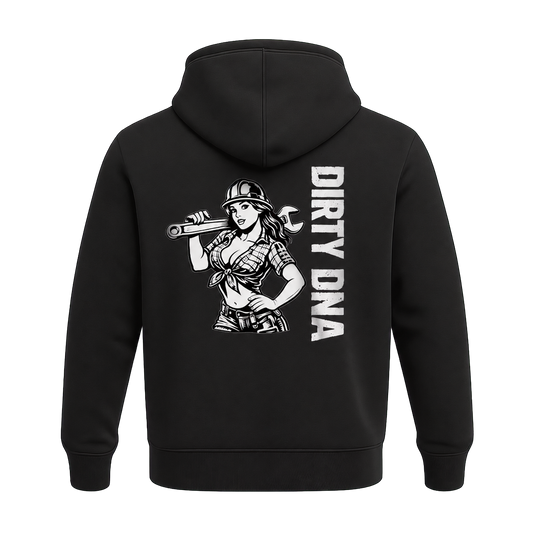 Dirty DNA Mechanic Girl Hoodie product image