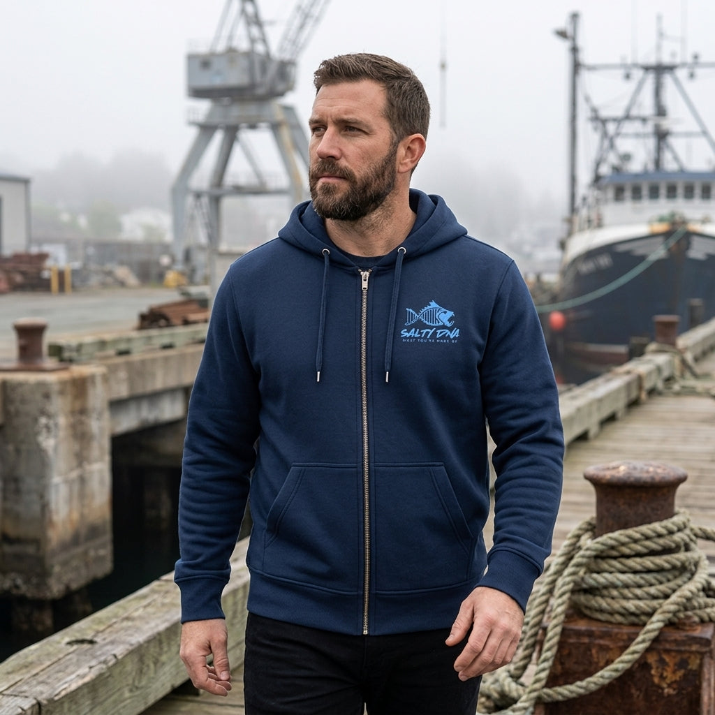 Salty DNA Originals Zip Up Hoodie