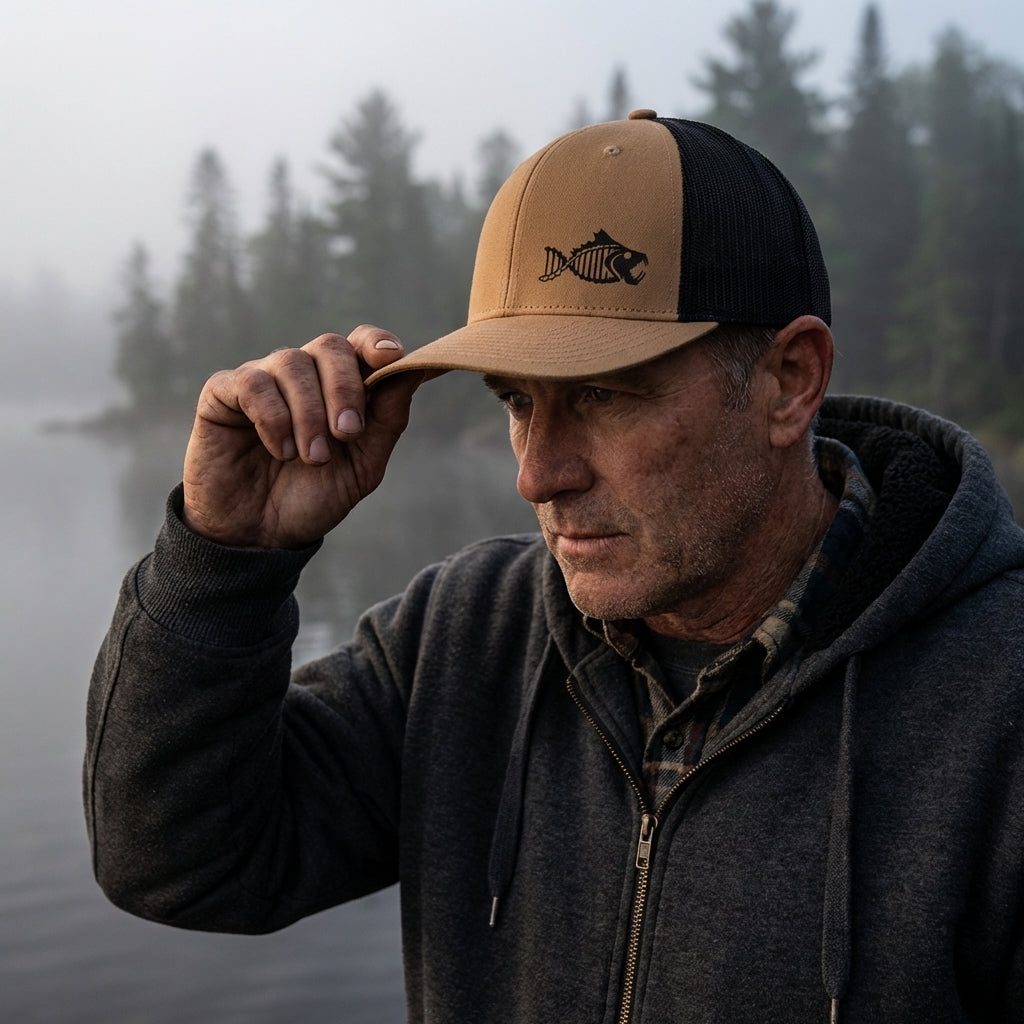 Salty DNA Mesh Snapback – Brown & Black