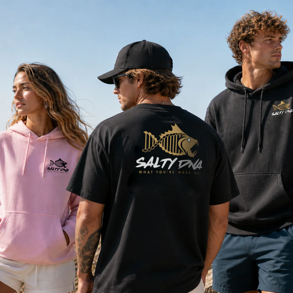 Salty DNA apparel styled for the Summer Drop Sale