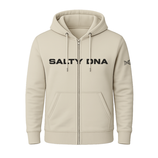 Salty DNA Originals Zip-Up Hoodie – Sand